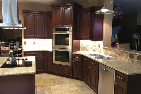 Kitchen Remodel Granite Cabinets Painting
