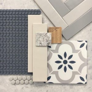 2019 bathroom trends. Tiles, patterns, floors and paint.
